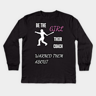 Baseball Gift for Player or Coach Kids Long Sleeve T-Shirt